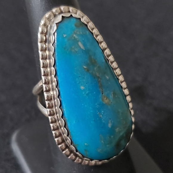 Turquoise Sterling Ring - Picture 3 of 4